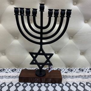 Rae Dunn light it up menorah